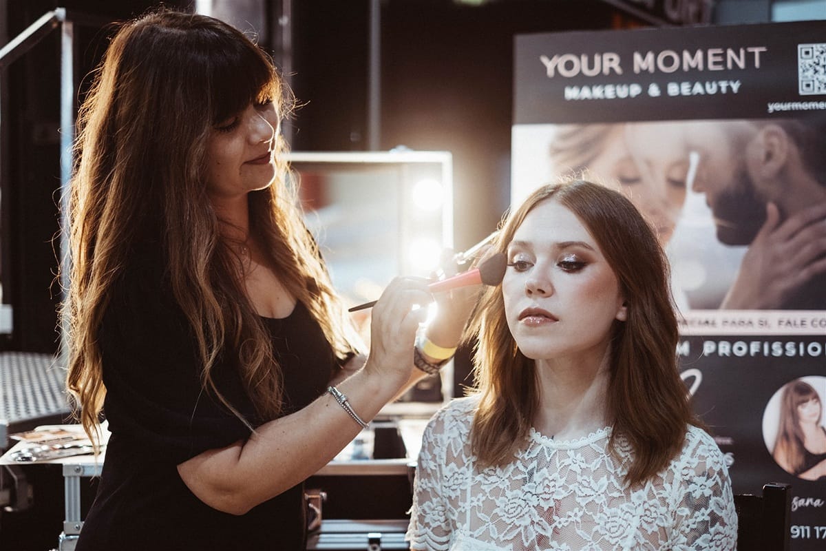 makeup by susana reis com a modelo sarah